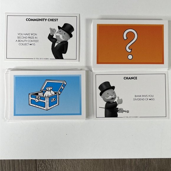 Monopoly Classic Board Game #00009 With The Cat Token Hasbro Complete 2013 - Picture 8 of 12